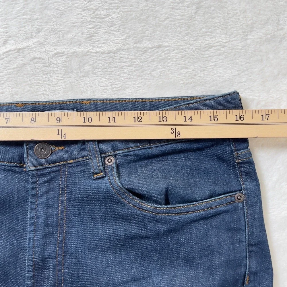 Peter Millar Crown Straight Leg Jeans Mens Sz 32x30 Blue Stretch Denim Dark Wash